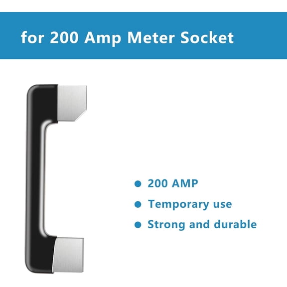 GHRTGR-200 AMP Meter Socket Jumper Assembly Compatible with Talon 200 AMP Meter Socket, Electrical Meter Jumper,Strong Insulation,Bypass Jumper Bus Maintain Circuit Security