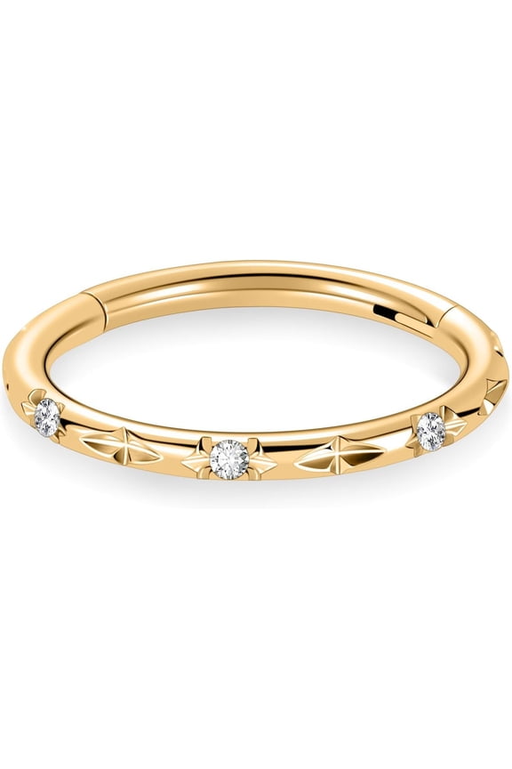 GHRTGR-20G 18G 16G 12G Nose Ring Hoop Conch Rook Daith Helix Tragus Piercing Jewelry 316L Surgical Steel Cartilage Earring Conch Hoop Earring Septum Jewelry Belly Lip Ring 5mm to 14mm