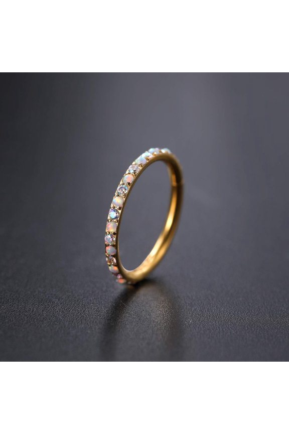 GHRTGR-20G 18G 16G 12G Nose Ring Hoop Conch Rook Daith Helix Tragus Piercing Jewelry 316L Surgical Steel Cartilage Earring Conch Hoop Earring Septum Jewelry Belly Lip Ring 5mm to 14mm