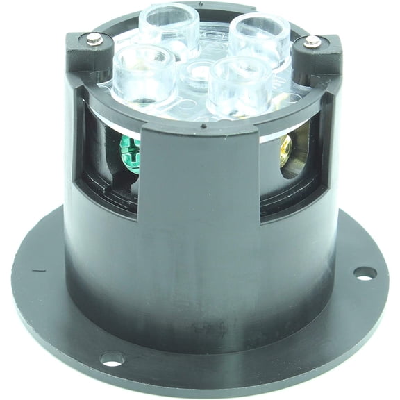 GHRTGR-2715, NEMA L14-30 Flanged Inlet Generator Plug, 30A 125/250 Volt, Locking Receptacle Socket, Black Industrial Grade, Grounding Welding Use 7500 Watts