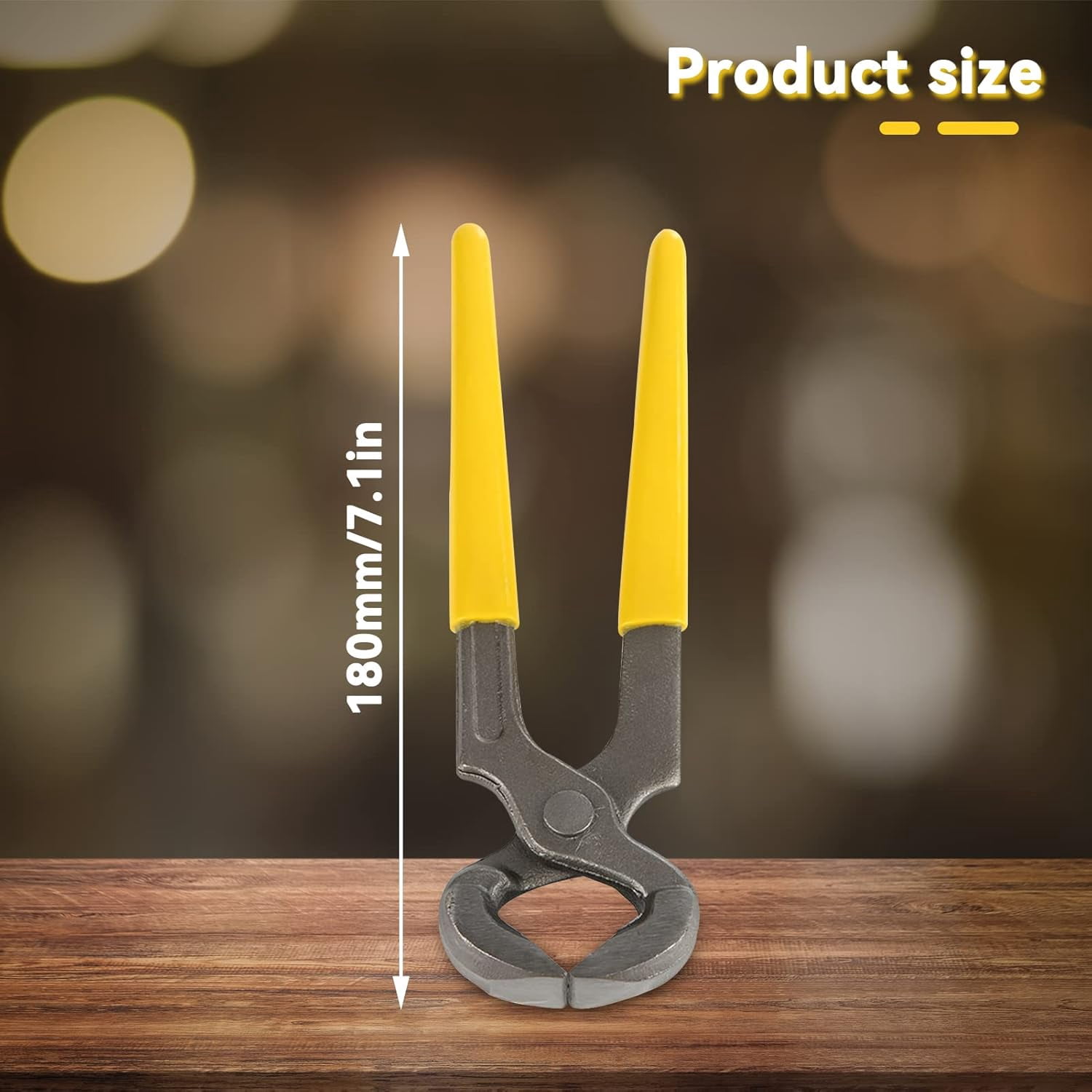 Ear Clamp Pliers, Pincer Crimper Tool, Single Ear Hose Clamps Pliers For Auto ATV UTV, Nail Puller For Securing Pipe Hoses, Front Jaw - View #8