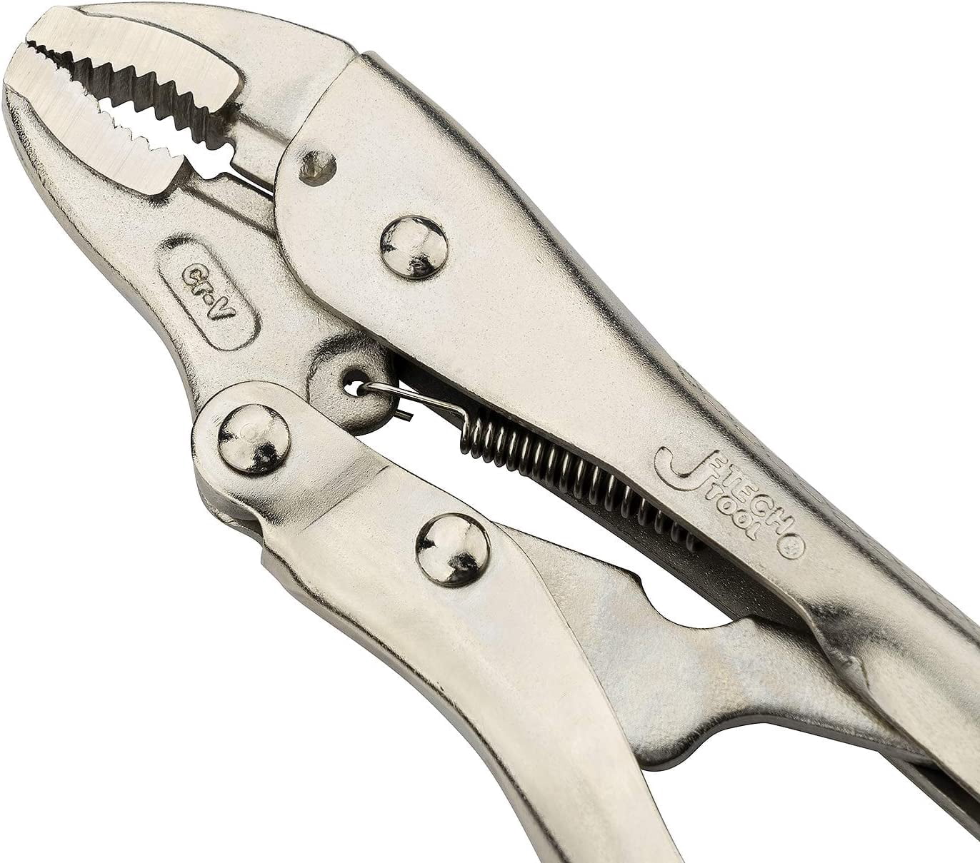 KTC (KYOTO TOOL) 130WR Locking Pliers With Curved Jaw & Wire Cutter - 32mm Opening, 140mm Length