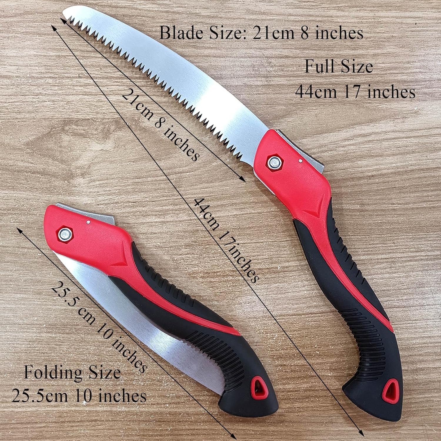 GHRTGR-8 Inch Heavy Duty Pruning Saw, Folding Hand Saw with SK5 Curved ...