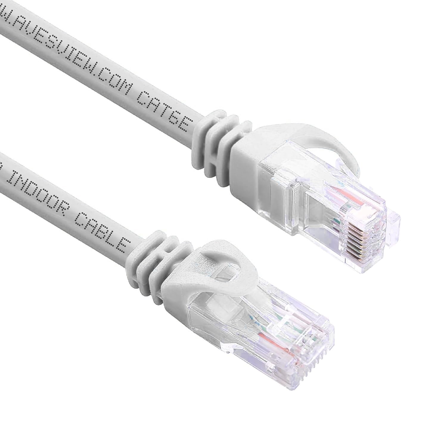 GHRTGR-CAT 6 50 FT Ethernet Cable, Indoor High-Speed 10Gbps Snagless ...