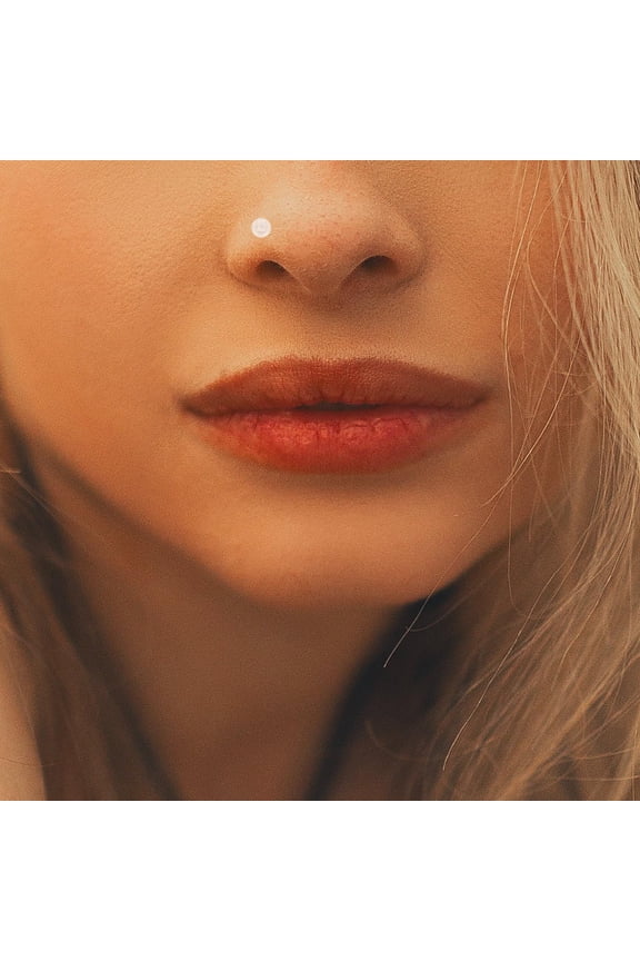 GHRTGR-Clear Piercing Jewelry Clear Piercing Retainers Nose Rings Belly Button Ring Septum Eyebrow Lip Cartilage Tragus Earring Retainer Nose Piercing Kit Body Piercing Jewelry for Women Men