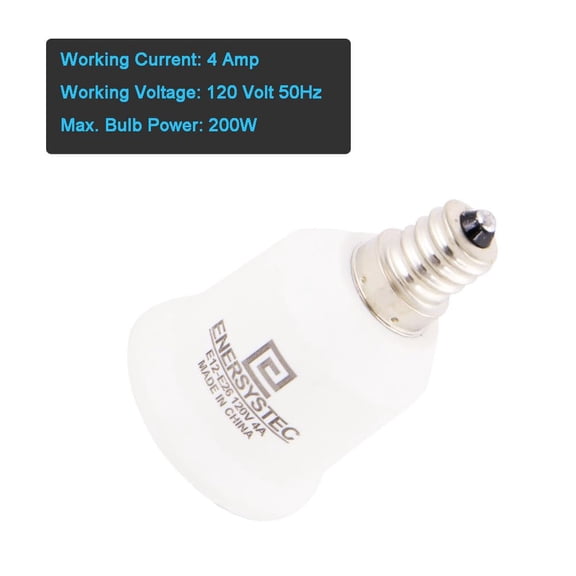 GHRTGR-E12 to E26 Converter - Chandelier Light Socket to Medium E26/E27 Adapter, Candelabra to Screw-in Socket Converter Bulb Base Adapter, Regular LED Light Bulb Base, 3 Pack