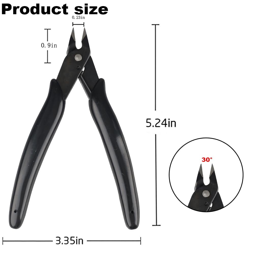 GHRTGR-Hair Extension Pliers Keratin Bond Cutting Pliers Wire Flush ...