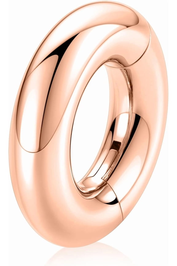 GHRTGR-Hinged Segment Ring Hoop Septum Clicker CZ 20G 18G 16G 14G 8G 6G 5mm/6mm/7mm/8mm/9mm/10mm/12mm/14mm Surgical Steel Helix Daith Rook Conch Tragus Cartilage Earrings