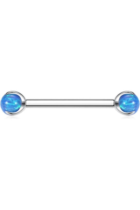 GHRTGR-Pair 14G 16G G23 Solid Titanium Shield Nipple Rings Nipple Barbell Internally Threaded Nipple Jewelry Tongue Piercing Bridge Piercing Jewelry 12mm-18mm