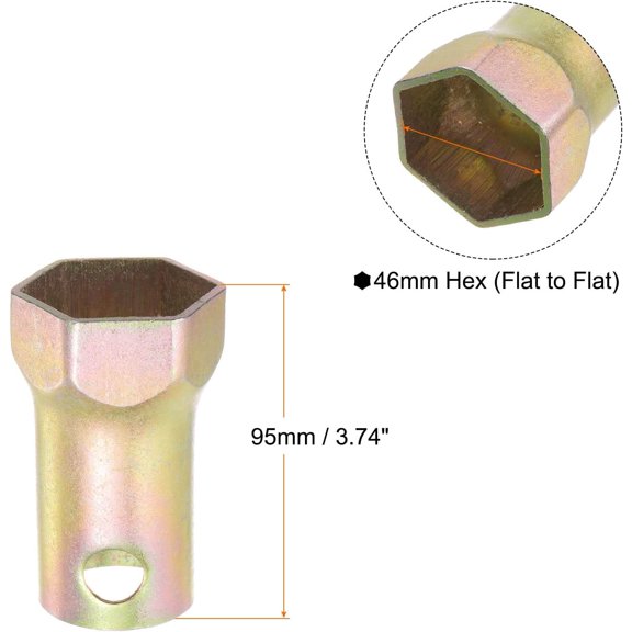 GHRTGR-Spindle Nut Socket 46mm 6 Point Wheel Bearing Locknut Socket