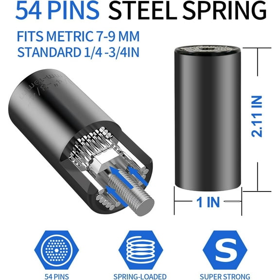 GHRTGR-Stocking Stuffers for Adults: 18 in 1 Snowflake Multi-Tool and Super Universal Socket Tool Gift Set for Men, Dad and Him