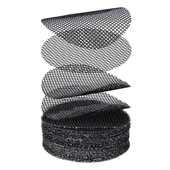 GHRYTY Flower Pot Hole Mesh Pad,50PCS Rounds Drainage Hole Mesh Pad,Prevent Soil Loss and Anti-Slip,Bonsai Bottom Grid Mat,Plant Pots Hole Mesh Pad,Gardening Gifts for Women A4A3
