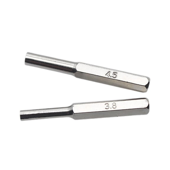 GHRYTY Professional Screwdriver Bit Tool,4.5mm3.8mm Security Screwdriver Bit,Stainless Steel 3.8mm Security for Opening SNES N64 Security Screwdriver Set