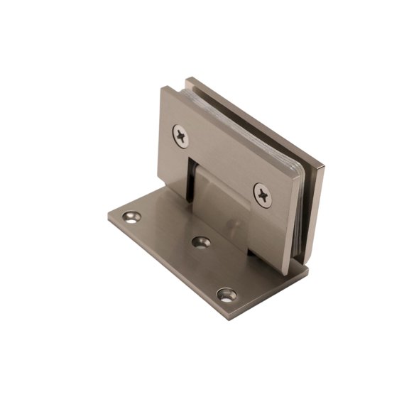 GHS-241C - 90Â° Square Edge Off Set Back Plate Wall Mount Hinge