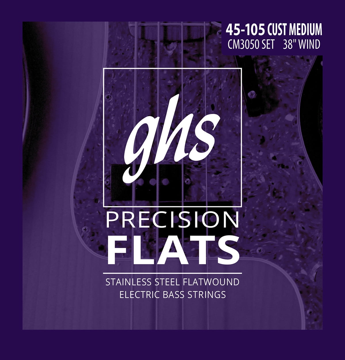 GHS Bass Strings Precision Flats - Custom Medium  45-105 Standard Scale