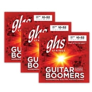 GHS STRINGS - GUITAR BOOMERS GBTNT-3 SET 3 SETS - THIN-THICK - 010-052 - ELECTRIC GUITAR STRINGS