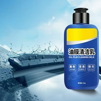 GHSOHS Automotive Oil Film Cleaning Brush   Reusable Emulsion Windshield Cleaner Quickly Coat Car Wax Polish Spray Oil Film Cleaning Board (1pc Brushes & Liquid)