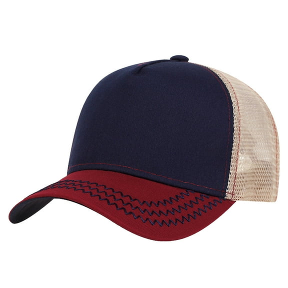 GHSOHS Baseball Cap Casual Cowboy Hats Distressed Cowboy Hats Womens Straw Hats for Summer Basic Solid Light Board Breathable Baseball Cap Summer Sunshade Net Hat Unisex Adjustable Bucket Hats Visors