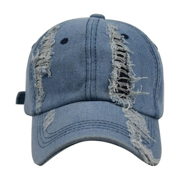 GHSOHS Baseball Cap Baseball Hats Solid Baseball Hats Cool Hats for Dad Daughter Father's Day Birthday Gift Truck Driver Hat Unisex Adjustable Bucket Hats Breathable Visors Trucker Hat Light Blue Umb