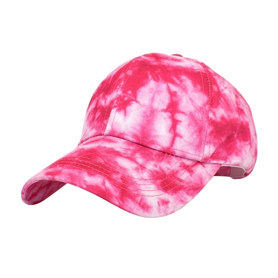 GHSOHS Beanie Cowboy Hat Silk Bonnet Trucker Hat Fashion Unisex Men Women Tie-Dyed Sun Hat Adjustable Baseball Cap Hop Hat Bucket Hats Fashion Caps Cowgirl Hat Red Fedoras Cancer Care Gifts for Women