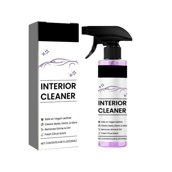 GHSOHS Car Seat Cleaner Spray Car Interior Instrument Panel Seat Decontamination Stain Remover Cleaner Automotive Cleaner ,4.05fl oz