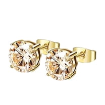 GHSOHS Earrings Stainless Steel Earrings for Women Exaggerated Heart Pendant Earings Party Jewelry Gift Aretes Earrings Gold Diamond Pearl Earrings for Women for Christmas