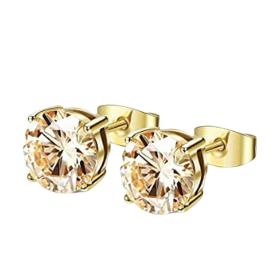 GHSOHS Earrings Stainless Steel Earrings for Women Exaggerated Heart Pendant Earings Party Jewelry Gift Aretes Earrings Gold Diamond Pearl Earrings for Women for Christmas