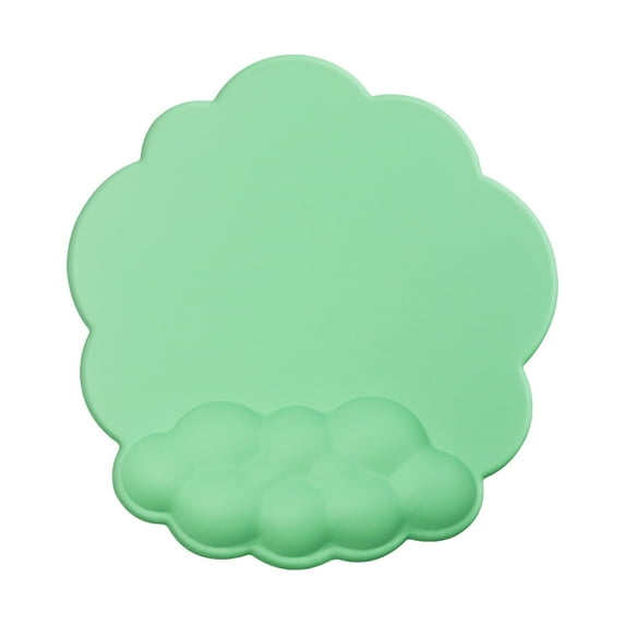 GHSOHS Ergonomic Mouse Pad with Wrist Support Cute Cloud Shape Wrist Pad Memory Cotton Keyboard Hand Rest Non Slip Wrist Pad Non-Slip Mousepad for Computer Laptop