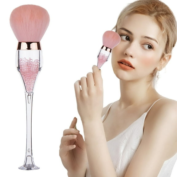 GHSOHS Face Brush Portable Makeup Brushes Powder Blusher Bronzer Brush Polished Fluorescent Pen Large Contouring Powder Brushes Makeup Tool