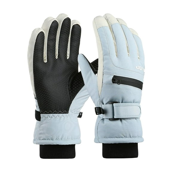 GHSOHS Gloves Winter Gloves Fashion Warm Non Slip Knitted Adult Travel Riding Fawn Screen Gloves Warm Thick Thermal Snow Driving Gloves Lace Gloves Blue Finger Gloves Mittens