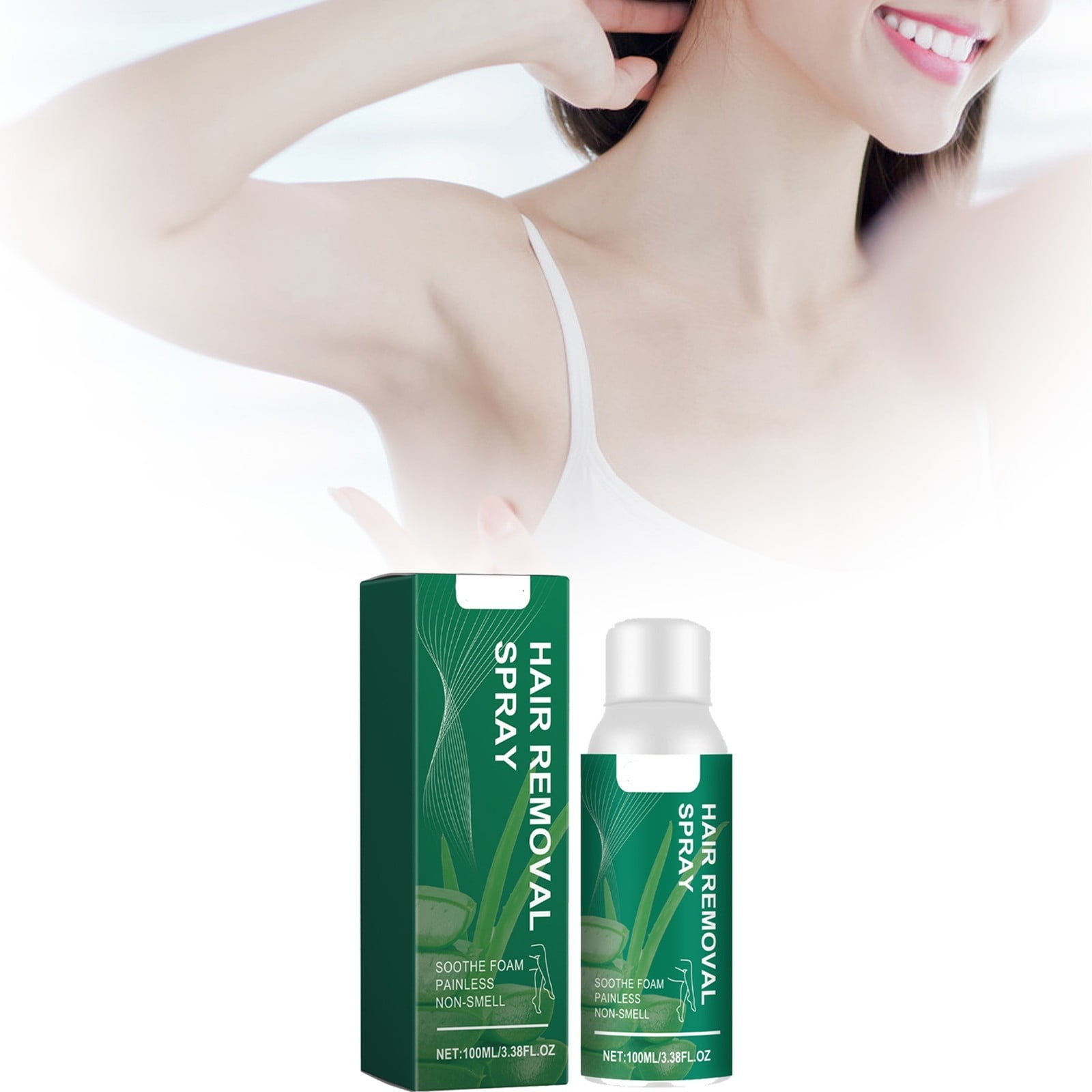 GHSOHS Hair Removal Spray for Quick Body Hair Remover Gentle Non ...