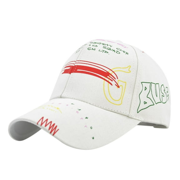 GHSOHS Hats Cowboy Hat Silk Bonnet Beanie Trucker Hat Men and Women Casual Regular Youth Retro Letters G Colorful High Street Cap Baseball Cap Dad Hats Bucket Hats White Cold Weather Headbands