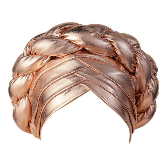 GHSOHS Hats Silk Bonnet Beanie Cowboy Hat Fashion Berets Fashion Women Beading Braid Hat Ruffle Cancer Wrap Cap Sleep Caps Satin Lined Hair Bonnets Bucket Hats Baseball Cap Rose Gold Fedoras Beret