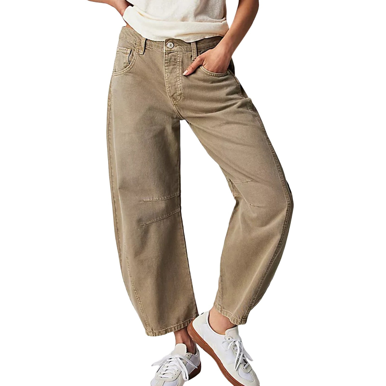 パンツ 00s XLARGE loose fit straight pants GHSOHS Jeans for Women Khaki Womens Jeans Loose Pants for