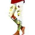 thumbnail image 1 of GHSOHS Leggings for Women Black Leggings Butterfly Print Tights Seamless Lifting Workout Leggings High Waisted Yoga Pants Comfy Capris Workout Leggings for Women Yellow Jeggings Capris Pants,S, 1 of 5