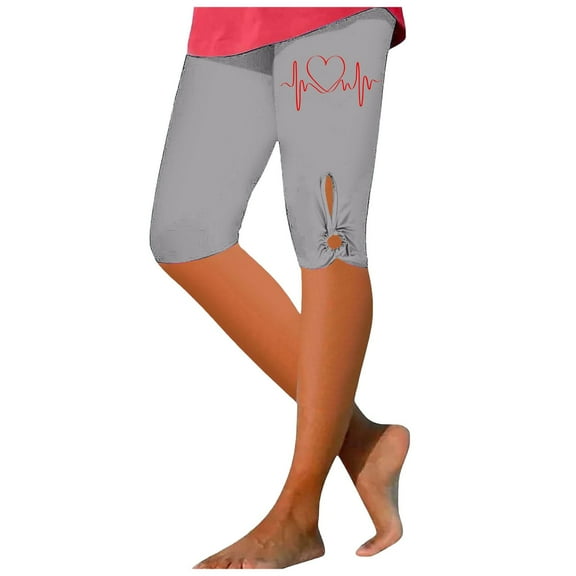 GHSOHS Leggings for Women Yoga Pants Capri Jeans for Women Stretch Jeggings Tights High Waist Capri Leggings for Women Summer Beach Pants Casual Exercise Stretch Leggings Hollow Cropped Pants Wom,S
