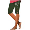 thumbnail image 1 of GHSOHS Leggings for Women Yoga Pants Capris Leggings for Women Jeggings Tights High Waist Capri Leggings for Women Summer Beach Pants Casual Exercise Stretch Leggings Hollow Cropped Pants Summer ,L, 1 of 4