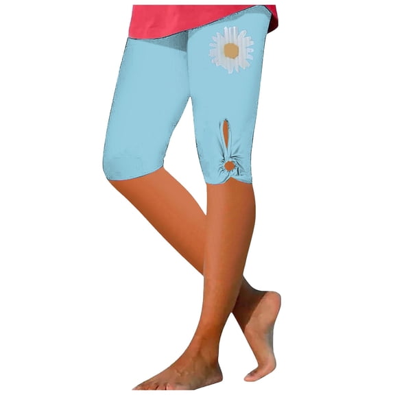 GHSOHS Leggings for Women Yoga Pants Green Pants Jeggings Tights High Waist Capri Leggings for Women Summer Beach Pants Casual Exercise Stretch Leggings Hollow Cropped Pants Capris for Women Casu,XL