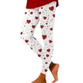 thumbnail image 1 of GHSOHS Leggings for Women Yoga Pants Plus Size Jeggings Jeggings Tights Valentine's Day Printed Leggings Hip Lifting Sports Leggings Yoga Pants High Waisted Seamless Workout Leggings High Waisted,M, 1 of 4