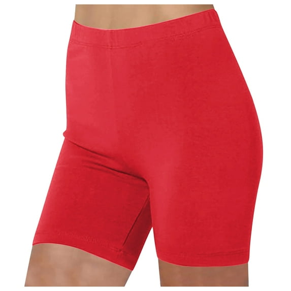 GHSOHS Leggings for Women Yoga Pants Womens Leggings Capri Jeggings Capris Pants Women's Solid Five Point Leggings Tight Yoga Running Sports Short Pants Capri for Women,2XL
