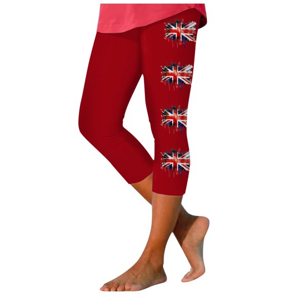 GHSOHS Leggings for Women Yoga Pants Workout Pants Women Jeggings Tights Women Casual Cropped Pants Yoga High Waist Leggings Summer Beach Pants Casual Workout Stretch Leggings Cargo Capris for Wo,2XL