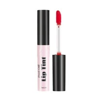 GHSOHS Lip Stain Peel Off High Shine Highly Pigmented Color Lip Gloss Liquid Lipstick Long Lasting Non-Stick Cup Velvet Tinted Lip Oil Red Lip Glaze 2ml