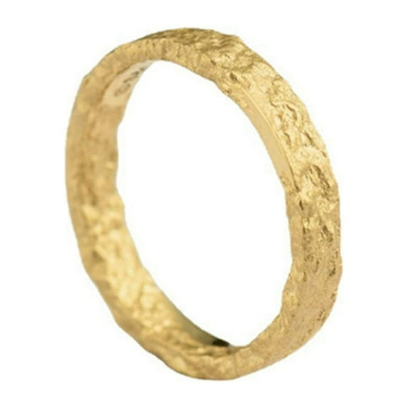 GHSOHS Ring Fashion Jewelry Rings for Women Thumb Ring Cold Wind Erosion Ring for Men and Women Light Gold Pigment Ring Irregular Texture Ring Punk Ring Couple Finger Ring Party Gift