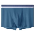 thumbnail image 1 of GHSOHS Men's Underwear Large Size Mens Boxer Brief Wicking Comfort Trunks Male Ice Silk Underwear Summer Cool Air Conditioning Pants 5A Traceless Men's Underwear Boxer Brief Cotton Underwear Comp,2XL, 1 of 2