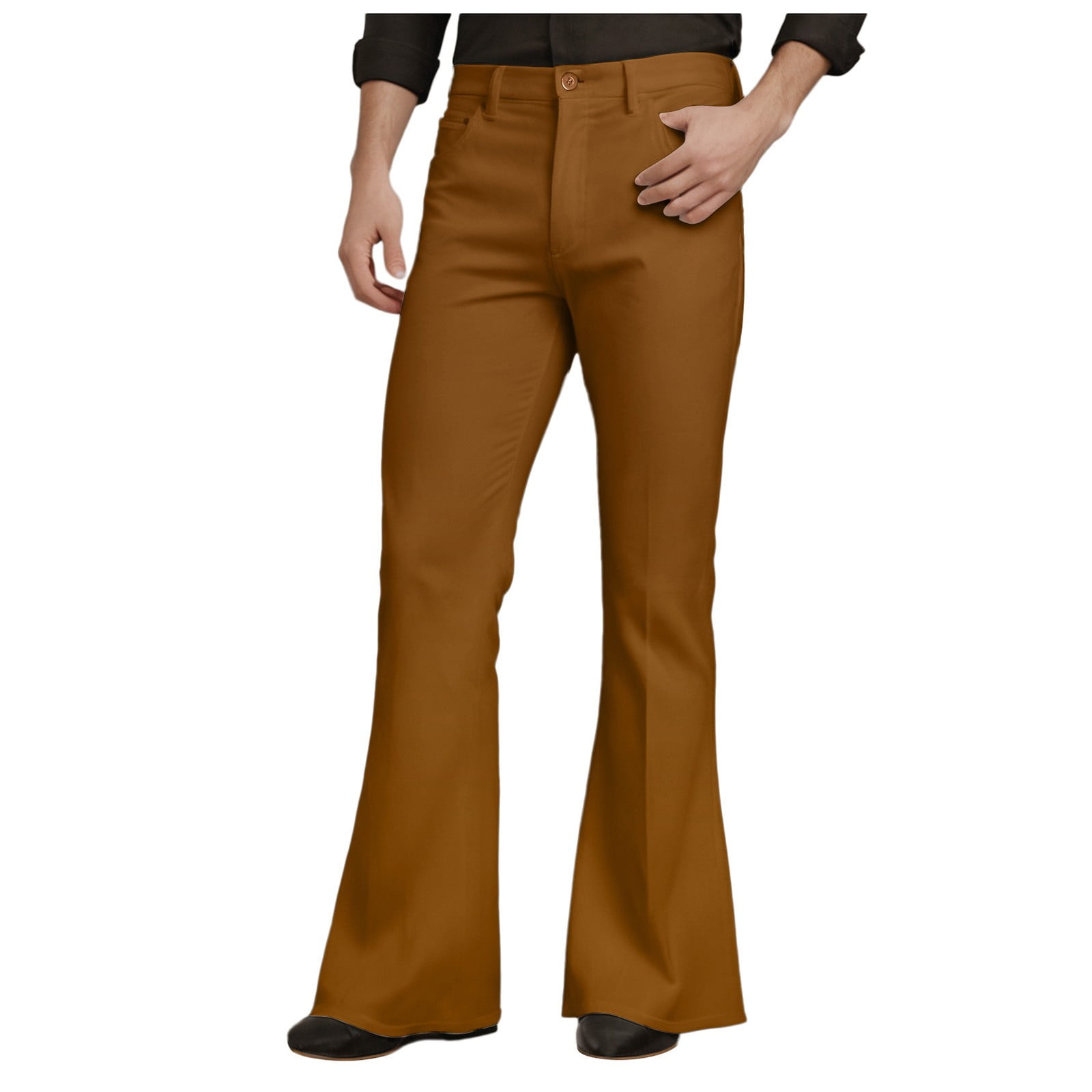 Mens Hippie Flare Pants Vintage 60s 70s Bell Bottom Disco