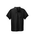 GHSOHS Mens Shirts Black Tops Blouse White Button Down Shirt Men's