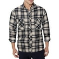 thumbnail image 1 of GHSOHS Mens Shirts Cool Shirts for Men Casual Tops T-Shirts Linen Shirt Men's Flannel Plaid Shirts Spring Fall Fashion Casual Check Pocket Button Long Sleeve Shirt Oversized Cardigan Shirts for Men, 1 of 3