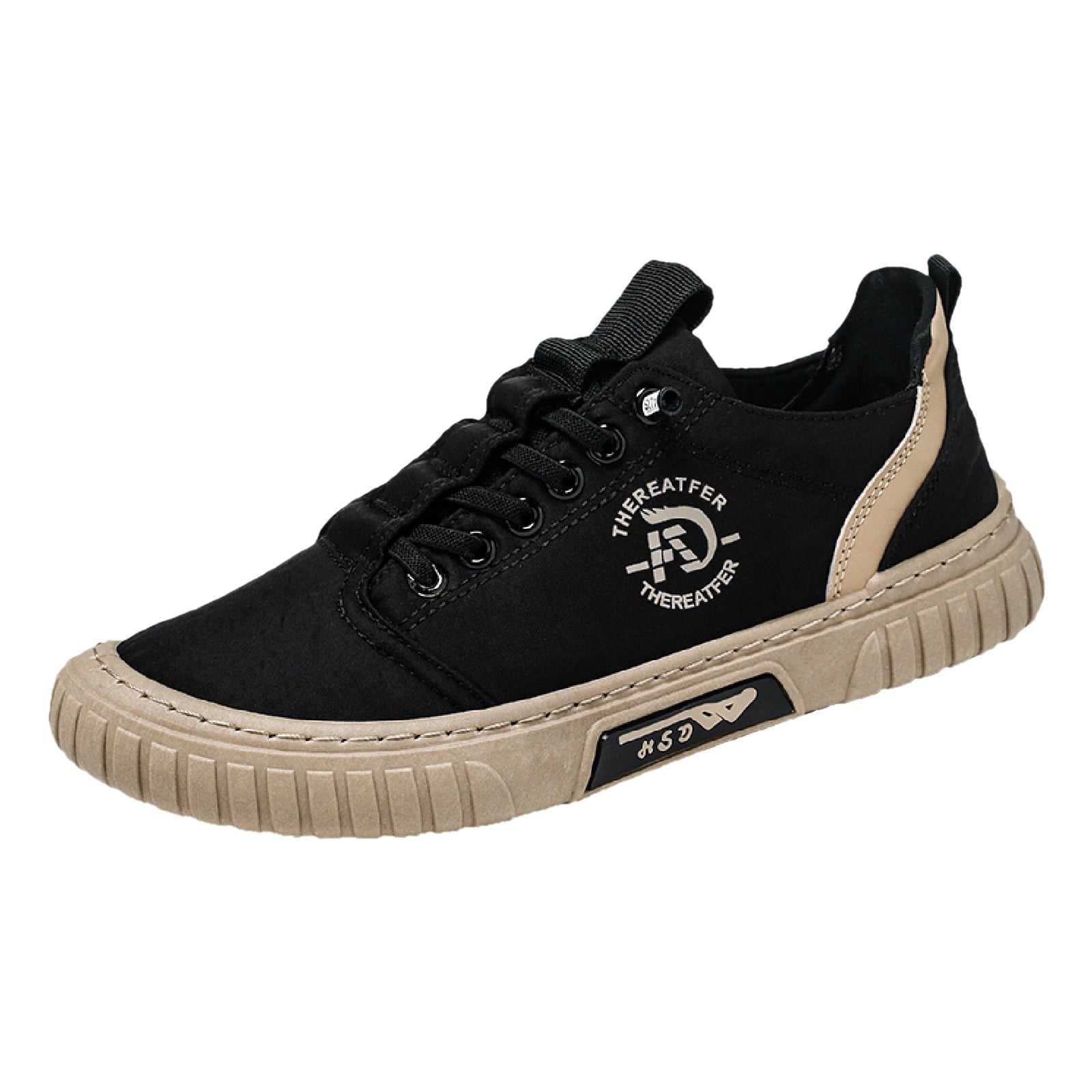 GHSOHS Mens Shoes Casual Sneakers for Men Lightweight Walking Shoes Men's Fashion Sneakers Low Top Walking Shoes Breathable Tennis Shoes Lightweight Canvas Sneakers Sports Running Shoes Size 40