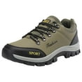 thumbnail image 1 of GHSOHS Mens Shoes Casual Sneakers for Men Waterproof Slip on Shoes Men's Fashion Sneakers New Pattern Simple Rainproof Thick Sole Comfortable Lace up Hiking Shoes Sports Running Shoes Size 46, 1 of 9