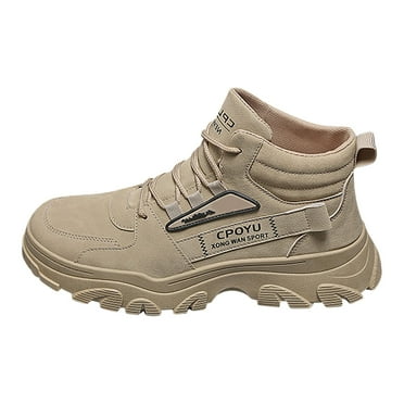 GHSOHS Mens Shoes Casual Sneakers for Men Wide Width Golf Shoes Men's Fashion Sneakers Walking Sneakers Non Slip Work Shoes Comfortable Leather Tennis Shoes Sports Running Shoes Size 40